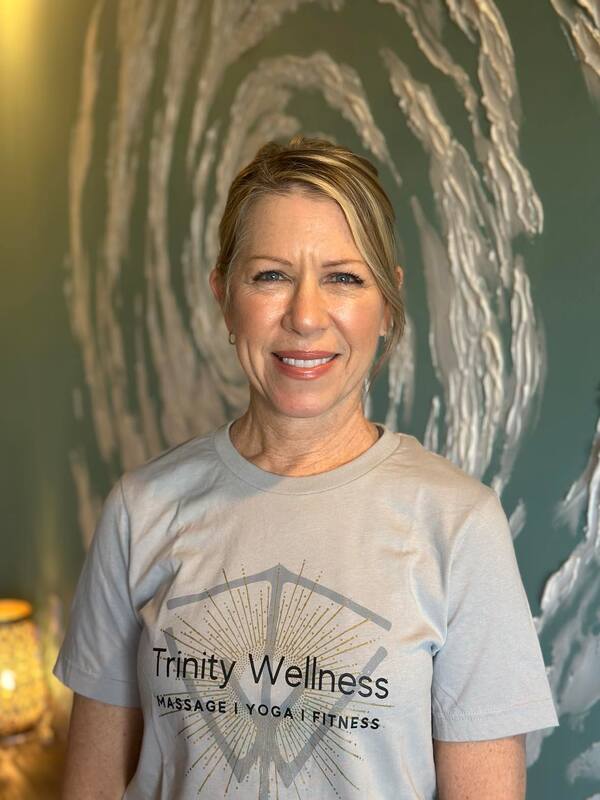 Kathy Bauer, Office Manager, Front Desk Assistant, and Retail Assistant of Trinity Wellness in Blue Springs, MO